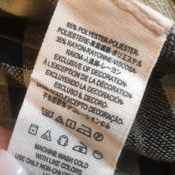 NWOT Free People plaid shirt as seen on TV - Picture 8 of 8